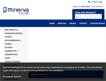 Tablet Screenshot of minervacycling.com